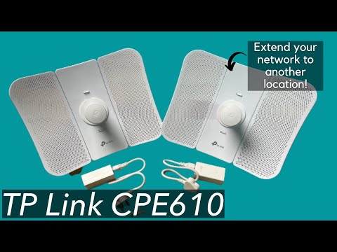 TP Link CPE610 (& CPE710) - Wireless Network Extender!