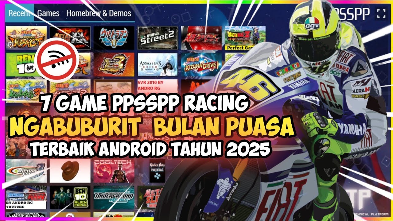 7 Game PPSSPP Racing Offline Ukuran Kecil Terbaik 2025 | Game Balapan ...