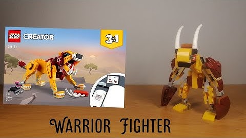Lego 31112 alternate build Warrior Fighter