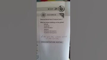 CC Cycle 1 week 24 Science