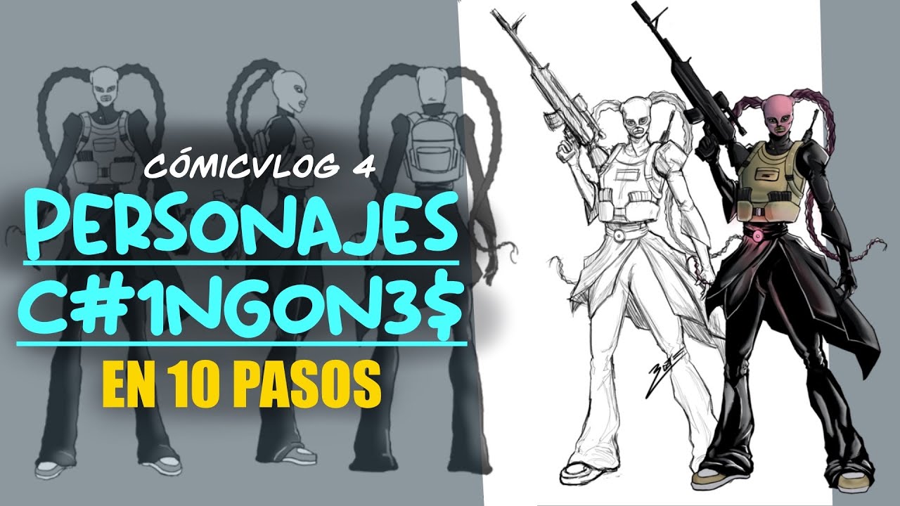 COMO CREAR PERSONAJES C#ING0NE3$ PARA TU COMIC O MANGA - COMICVLOG 4 ...