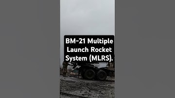BM-21 Multiple Launch Rocket System (MLRS). #army #russia #ukrainewar #ukraine #military #navy #tank