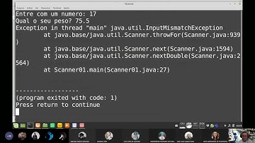 Aula LP 014 - Entrada de Dados com a Classe Scanner
