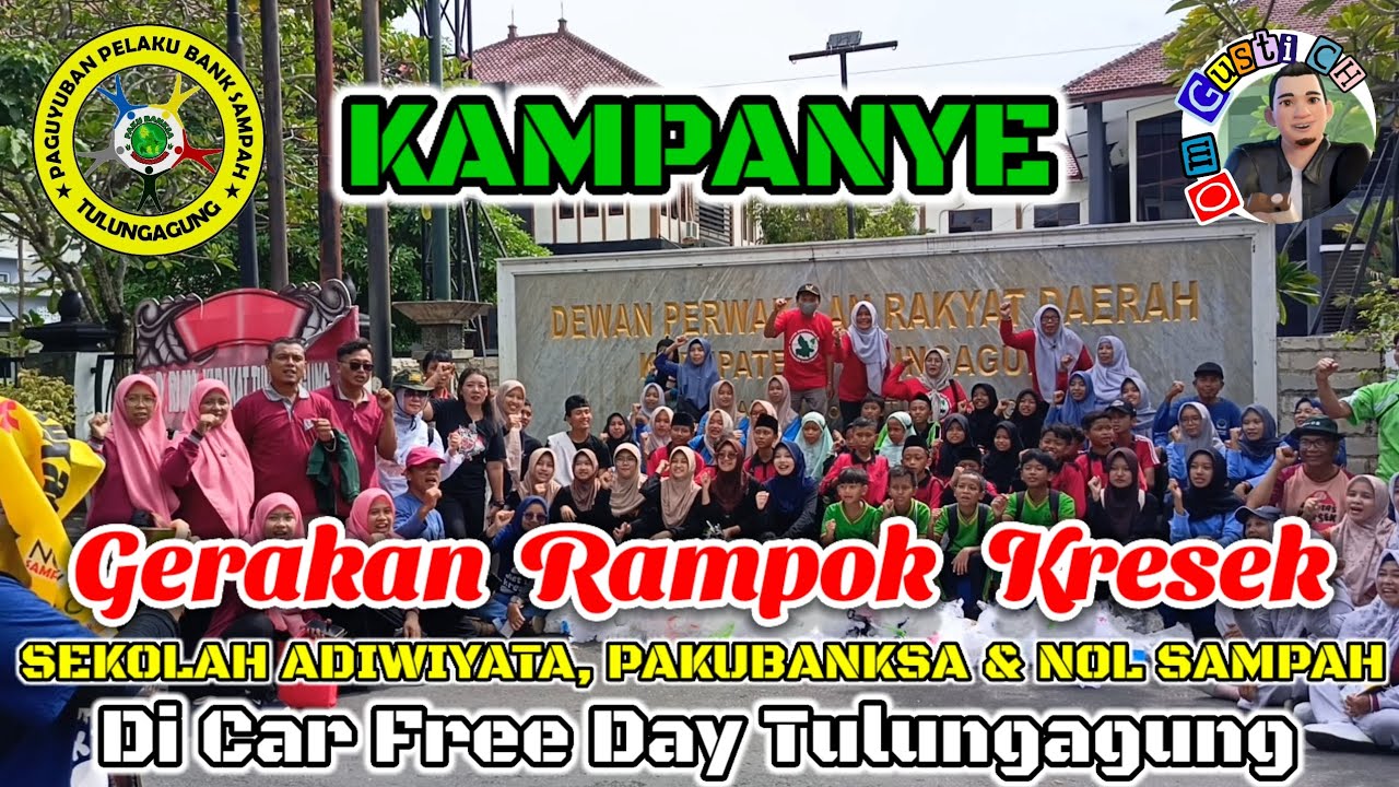 Kampanye Rampok Kresek, Upaya Mengedukasi Masyarakat STOP MENGGUNAKAN PLASTIK