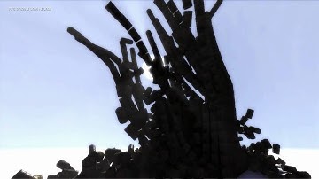 Esenthel Engine (PhysX by nVidia) - 2000 oildrums Realtime