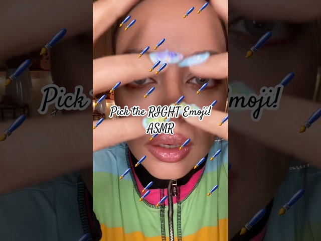 ASMR| Pick the RIGHT Emoji Challenge! VISUAL ASMR #asmr #asmrshort #asmrgame