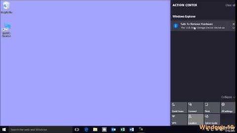 Windows 10 Tutorials Action Center