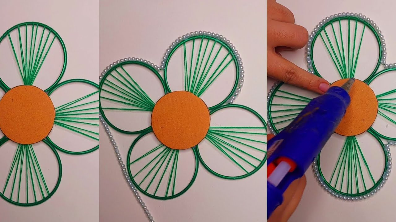 Mini mirror wallmate craft ideas // Easy mirror craft ideas // Easy wallhanging ideas // Mirror diy 