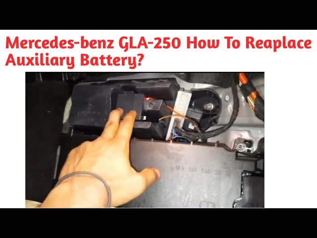 Update Backup Batterie A B CLA GLB GLA wechseln erneuern How to remove  Install 177 118 247 Mercedes 