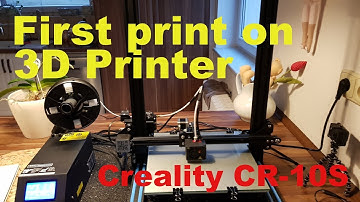 First 3D print on Creality CR-10S  -  timelapse