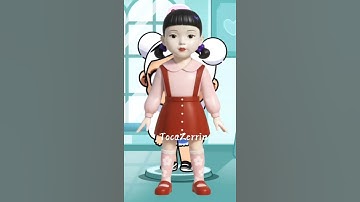 How to make squid game doll in avatar world #squidgame #squidgame3 #doll #avatarworld
