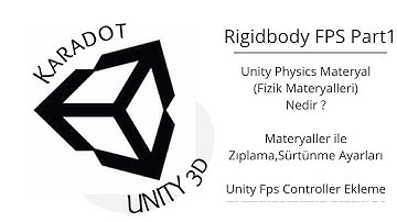 Unity Dersleri - Fps Rigidbody Örneği-Part 1