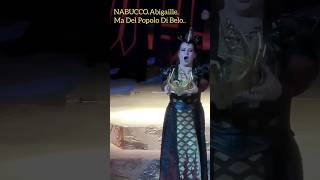 NABUCCO. Abigaille. Ma del popolo di Belo...#nabucco #opera #classicalmusic