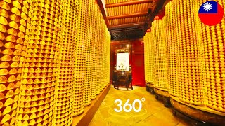 360° Tour: Longshan Temple's Enchanting Beauty Unveiled 🇹🇼 | Taiwan Travel Vlog (Ep. 4)