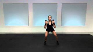 Hammer Curls with Side to Side Squats