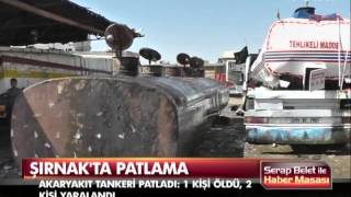 Şırnakta Patlama Bilanço1 Ölü 2 Yaralı