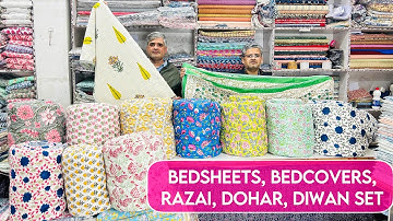 Exclusive Jaipuri Razai & Bedsheets | Block Print Razai, Imported Blankets, Jaipur Shopping Deals