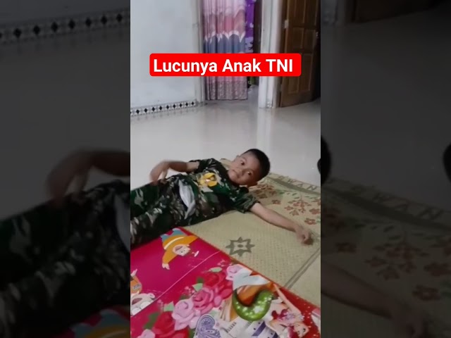 Lucunya Anak TNI #shortvideo #video #tni #tniad #babinsa #shorts #short class=