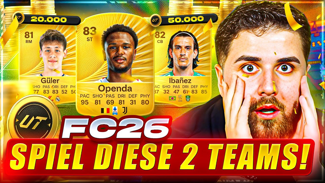 DIE KRASSESTEN 25K & 50K TEAMS zum FC 26 RELEASE🚨😱