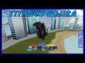 Roblox [Kaiju Universe] - Titanus Gojira Gameplay (No Commentary)