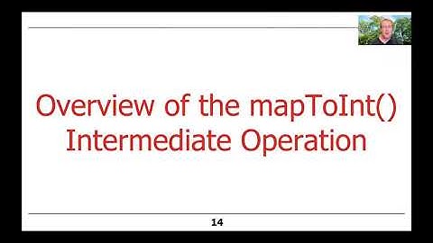 Java Streams Intermediate Operations: map() and mapToInt()