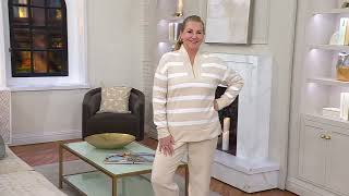 Belle by Kim Gravel ScubaLuxe Half Zip Tunic on QVC