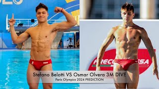 Stefano Belotti 🇮🇹 VS Osmar Olvera 🇲🇽 3m SpringBoard Dive | PARIS OLYMPICS 2024 PREDICTION screenshot 4