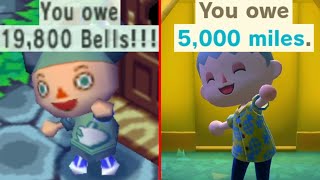 Paying my First Debt in Every Animal Crossing Game!