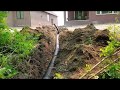 New Construction Underground Downspout System