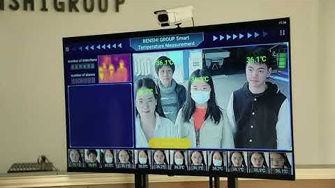 Body Fever Screening System AI Facial Recognition Infrared Thermal imaging Camera