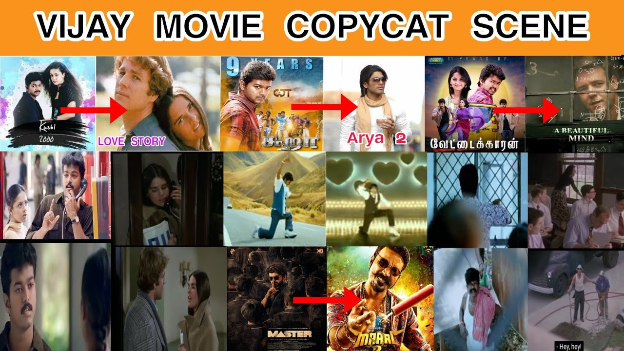 Thalapathy Vijay Copycat Movie Troll | Hollywood To Tamil Copied Movie Scene | Tamil Movies Copycat