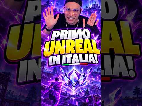 Sono ufficialmente il primo Unreal in Italia! 😱 #fortnite #fortniteclips #shorts