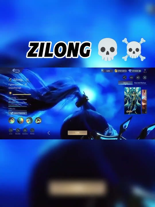 Zilong x  Tang San Sea God Armor 🤯#soulland #MLBB #mlbbtiktok #greaterthanever #fyp #foryou #hxh