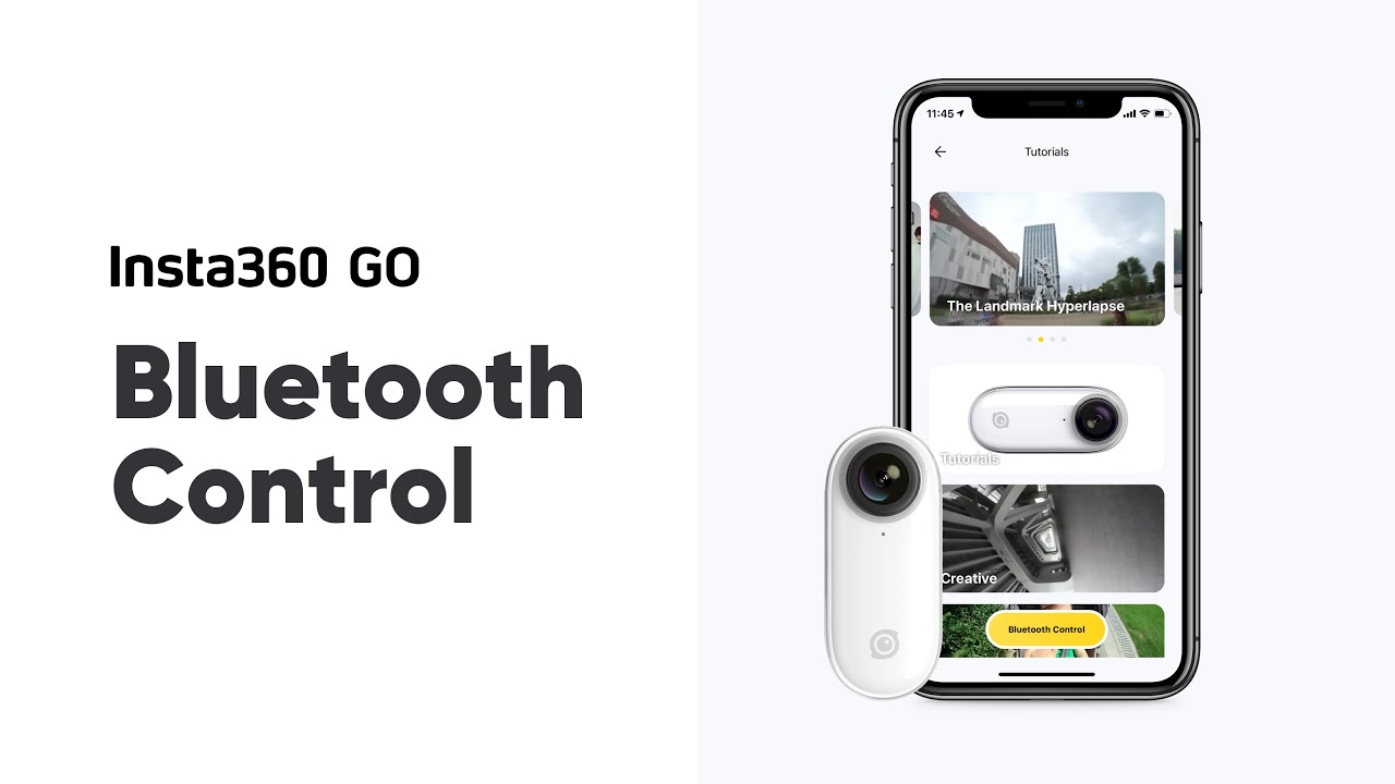 to Insta360 - via connect GO Bluetooth YouTube and How - control