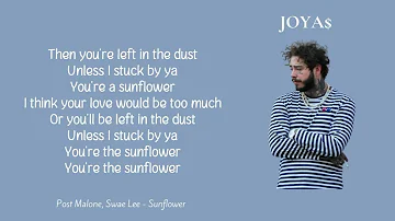 Post Malone, Swae Lee - Sunflower (Lyrics)