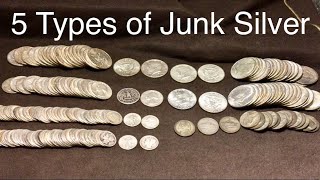 5 Types of Junk or Constitutional Silver, My Biggest Purchase for my Silver Stack