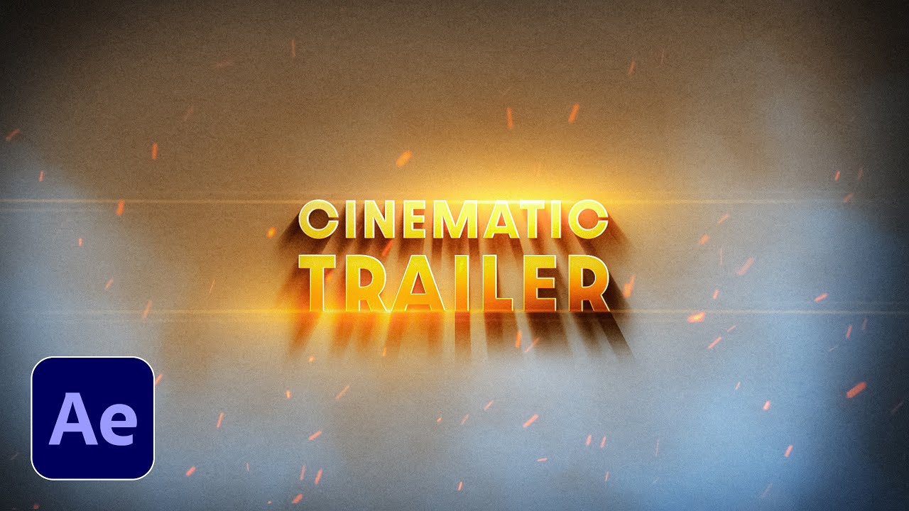 TUTORIAL | After Effects Cinematic Trailer Tittle Animation in Telugu ...