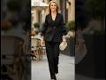 CEO Style in Black &amp; White for Women Over 50 | Elegant Power Outfits |#shorts