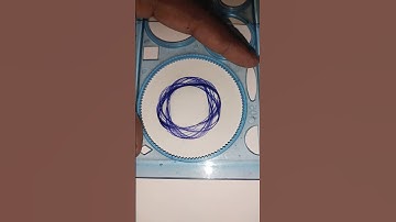 Make Spirograph enjoyed for childhood #art #spirograph #drawing