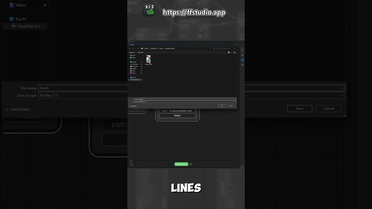 Clean Up Interlaced Videos Fast | FFStudio | 