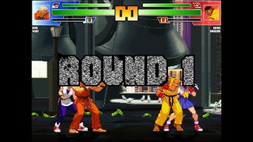 Mighty Mugen Fights - Single Battle - Ryo & Yuri Vs Sakura & Sean