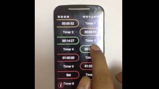 Multiple Timer PRO - tiny app to start alarms independently, run simultaneously. screenshot 2