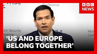 Marco Rubio Says Us And Europe Belong Together At Munich Security Conference Bbc News