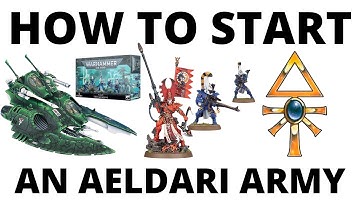 How to Start an Aeldari Army in Warhammer 40K 10th Edition - Beginner Guide to Craftworld Eldar