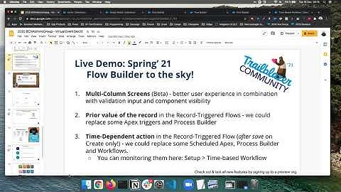 Demo: Flow Builder of release Spring21