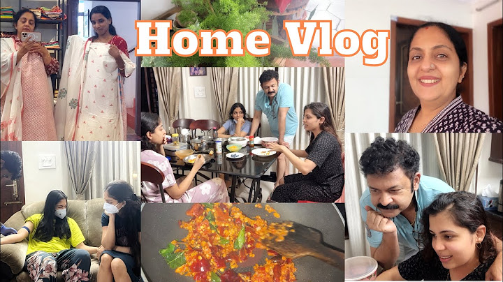 Home Vlog | Sindhu Krishna