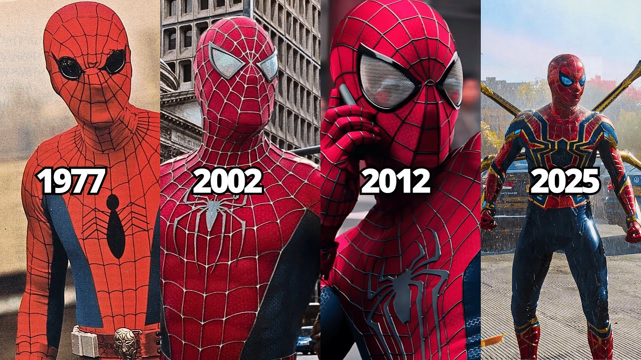 Spider-Man Movie Evolution in 1 Minute (1977 – 2025)