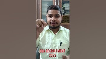 DDA Various Posts Recruitment 2023|Group 