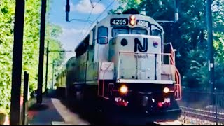 NJTransit Action on the Montclair-Boonton Line at Watchung Avenue Station!!