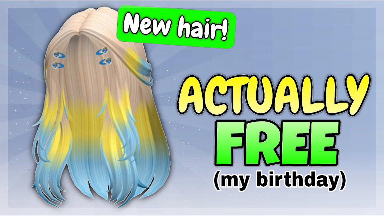 HURRY! GET *FREE LIMITED* BLUE HAIR ON ROBLOX NOW! 